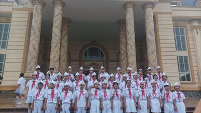 Liên đội trường THCS Dị Chế hoàn thành nhiệm vụ tham gia liên hoan nghi thức đội tỉnh Hưng Yên năm 2022